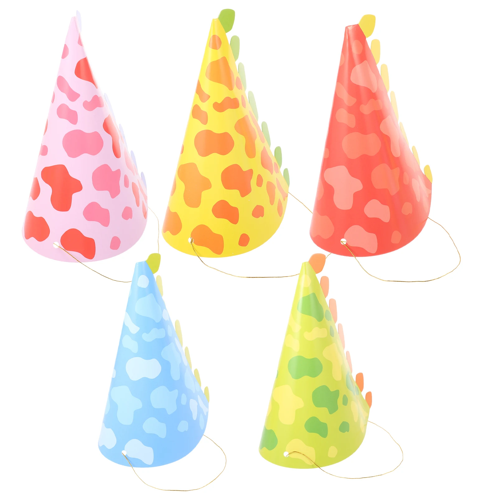 10 Pcs Birthday Hat Dinosaur Party Hats For Kids Paper Hats Childrens Day Birthday Celebration Gifts Festive Party Supplies