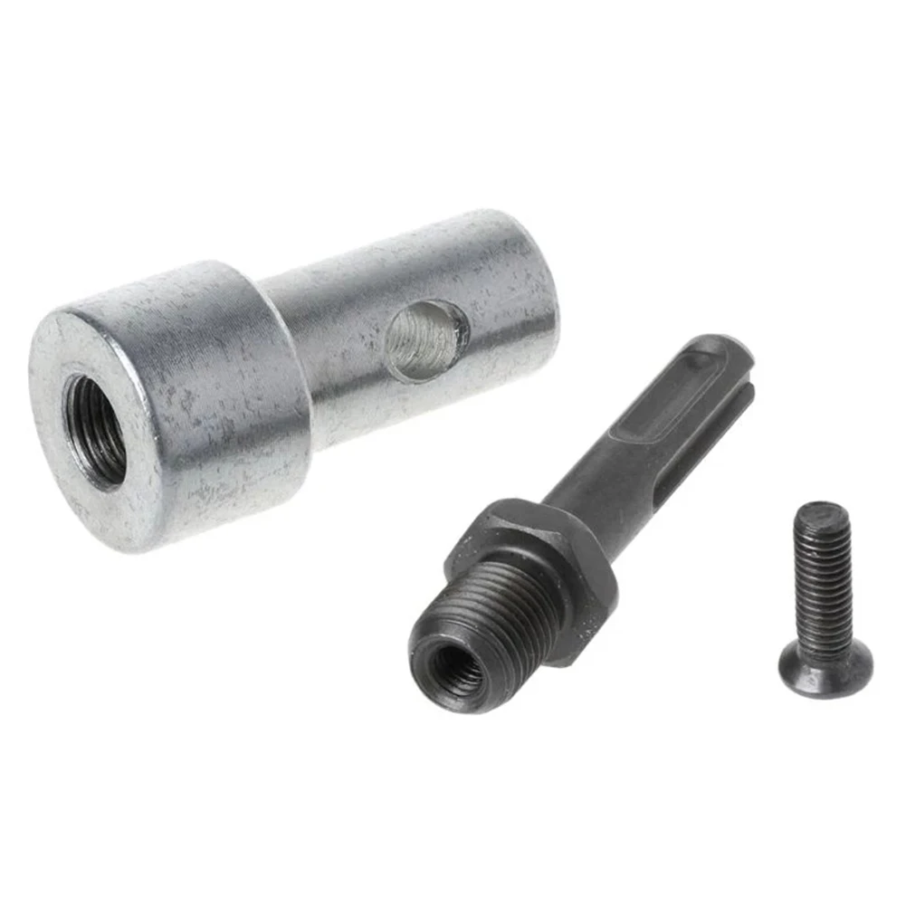 

Workshop Hammer Adapter SDS Shaft Steel 105mm 2 Round Slot For Electric Drill Round Slot Adapter Only Brand New