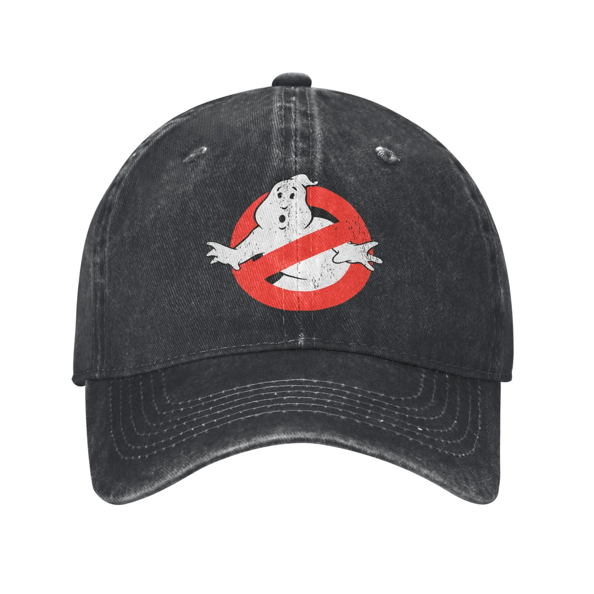 Ghostbusters Movie Music Ghost Busters Men Baseball Caps Denim Washed Hats Outdoor Running Golf Adjustable Fit Snapback Hat