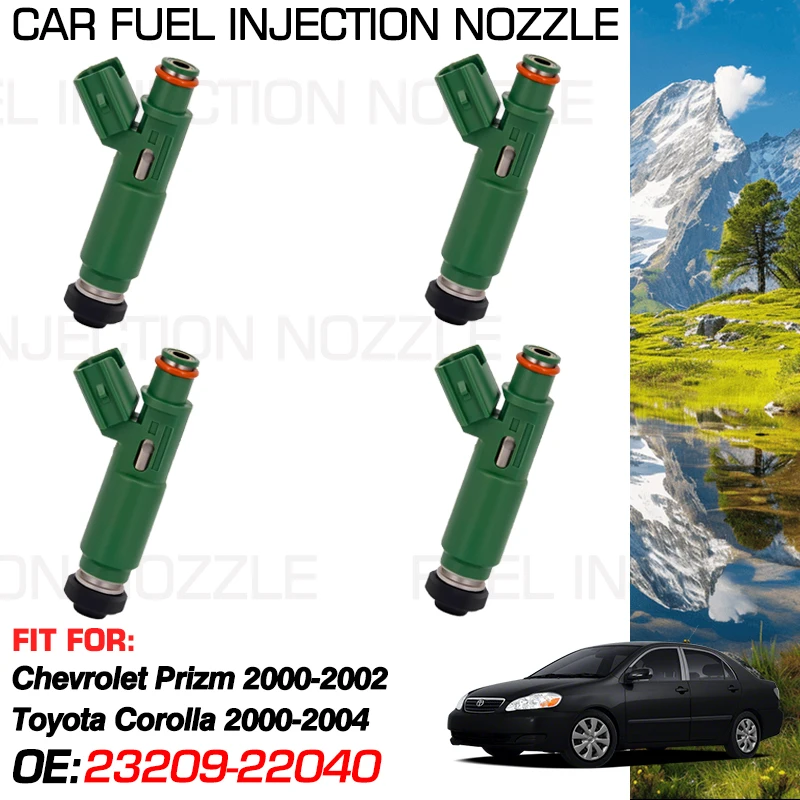 Car Fuel Injectors Nozzle Injection for Toyota Corolla E120 120 2000-2004 2003 Chevrolet Prizm 2000-2002 Accessories 23209-74100