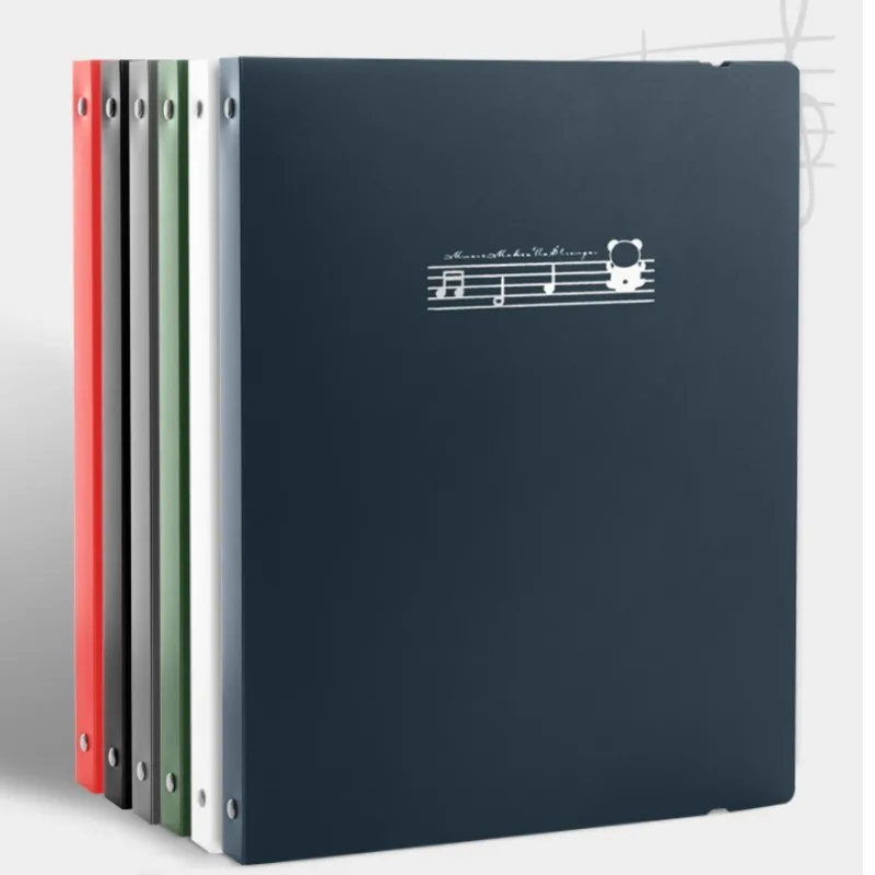A4 Music File Folder Anti-reflection Leaflet Can Modify Music Notes Piano Score Folder Filing Products