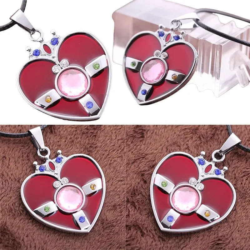 เซเลอร์มูน ซึกิโนะ อุซางิ ทรานส์ฟอร์มเมอร์สร้อยคอผู้หญิงอินเทรนด์อะนิเมะคู่คอสเพลย์อุปกรณ์ประกอบฉากจี้สร้อยคอของขวัญ