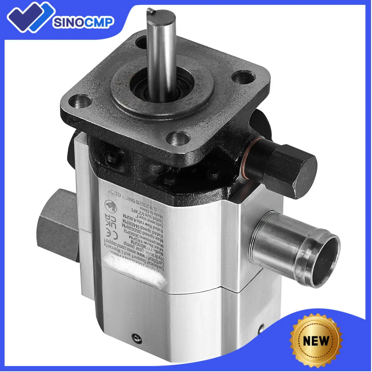 

1pc 11Gpm Hydraulic Pump 2Stage Hi Lo Gear Pump Logsplitter Fit Wood Excavators Parts Parts