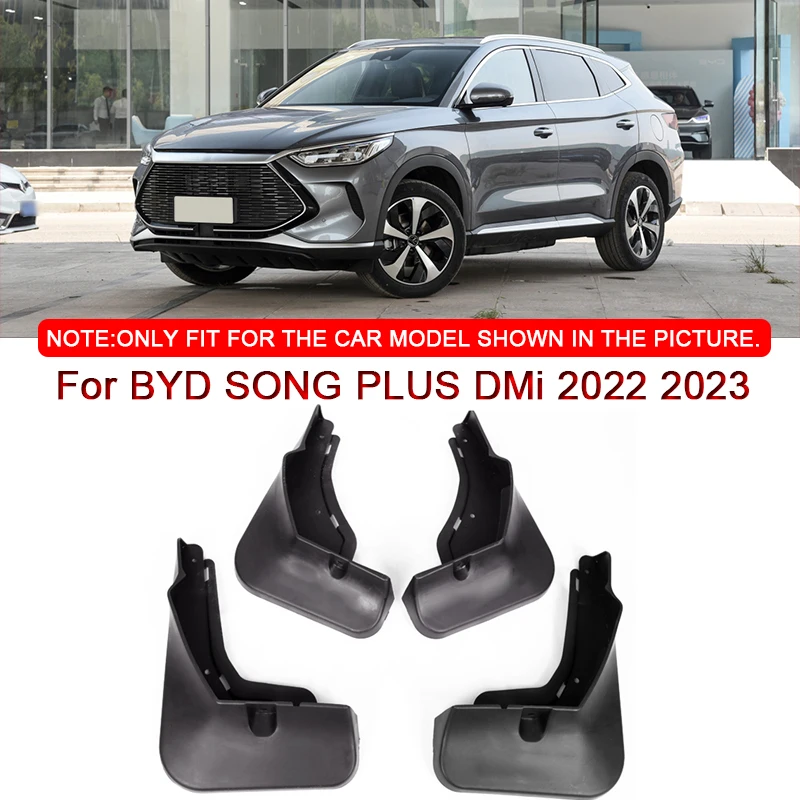

Для BYD SONG PLUS DMi 2022 2023, Стайлинг автомобиля, ABS, автомобильные брызговики, брызговики, переднее и заднее крыло, автоаксессуары