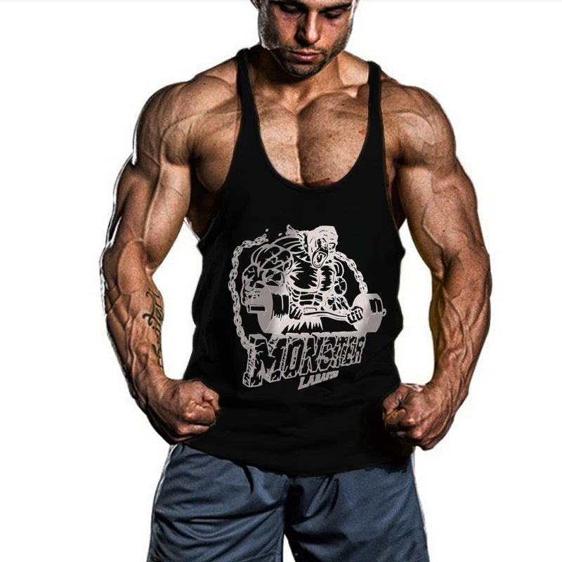 

Hardcore Stringer Vest for Men, Gym Tank Ideal for Powerlifting & Muscle Definition