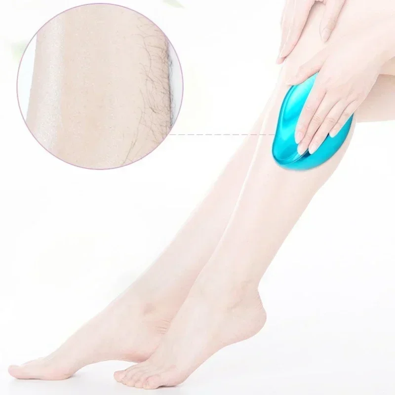 Crystal Painless Nano Depilator para mulheres e homens, borracha física da remoção do cabelo, corpo beleza depilação ferramenta, multicolor