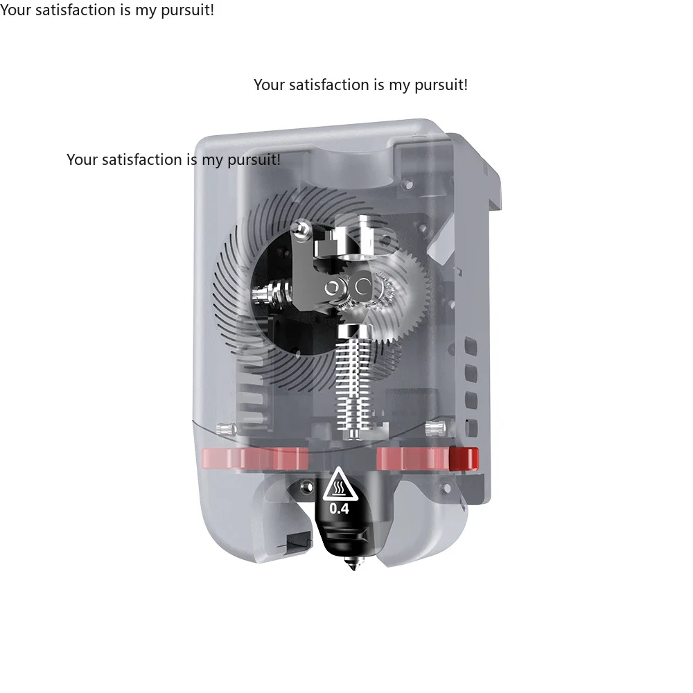 3D Printer Part Whole Extruder Assembly Replacement for Adventurer 5M & 5M Pro with 0.4mm Nozzle