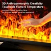 다채로운 증기 화염이 있는 3D 분무 벽난로, 에코 장식 맞춤형 안개, 지능형 실내 전기 수증기 벽난로 2
