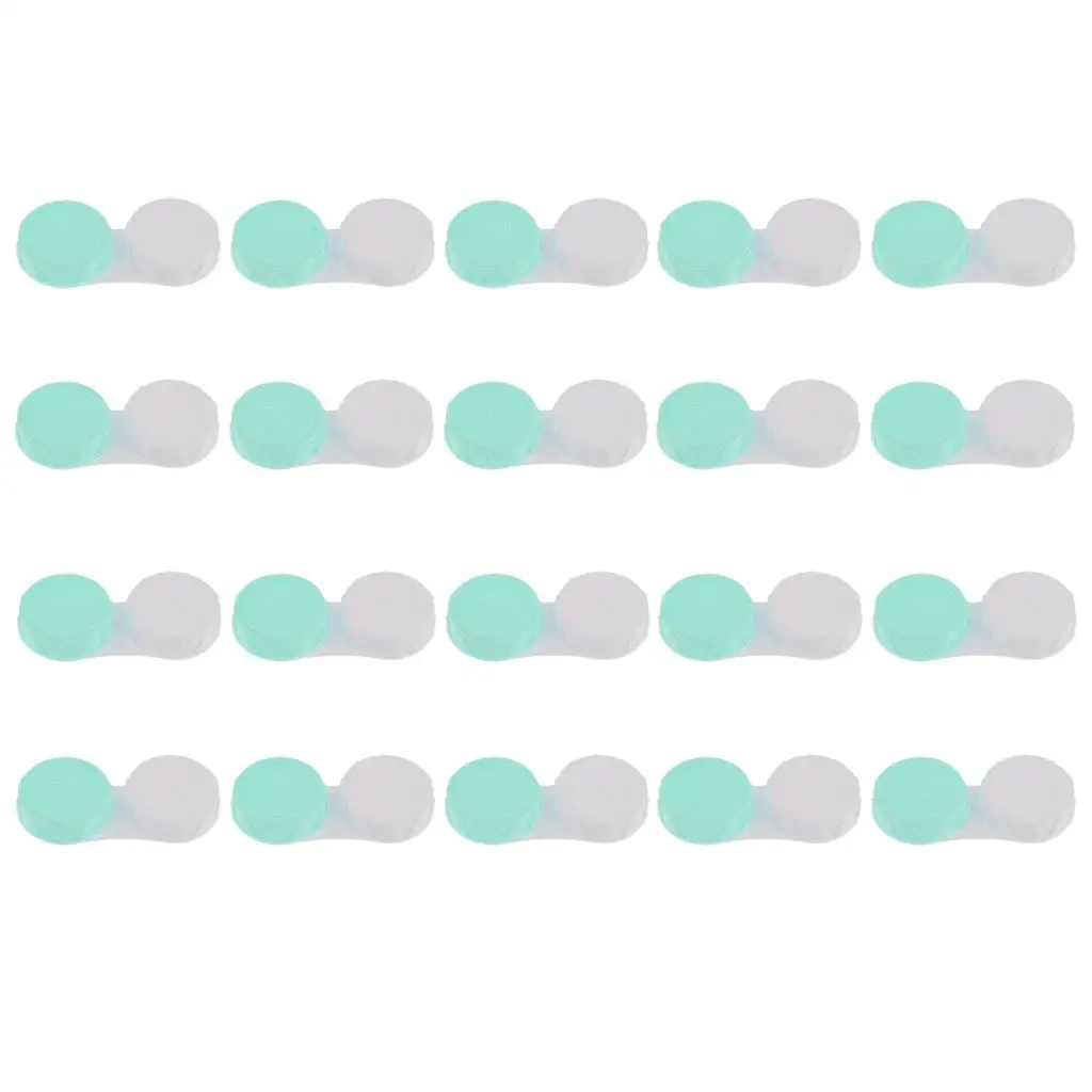 20 قطعة من حاويات العدسات اللاصقة عالية الجودة حاوية تخزين خزان Linse #1