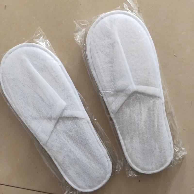 2-10pairs New Disposable Slippers for Home Guests Travel Hotels Thickened Anti Slip Indoor Disposable Slippers image 4