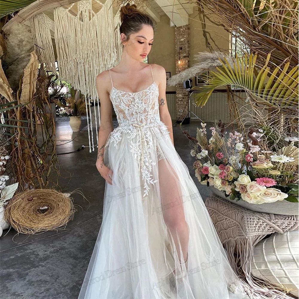 Classic Wedding Dresses A-Line Vintage Bridal Gowns Lace Appliques Robes For Formal Party Vestidos De Novia 2025 Customized 2024