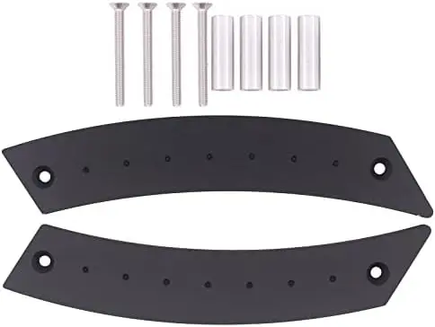 

ApplianPar Door Handle Set for VW Beetle 1998-2011 - Black Metal Interior Pull