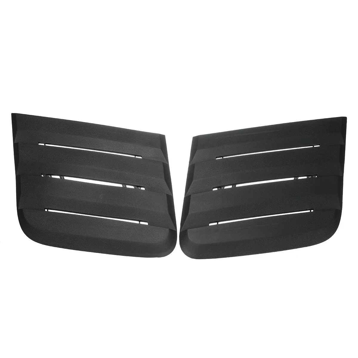 

1 Pair For Ford For Mustang GT Ecoboost 2018 2019 Black Hood Vent Heat Extractors Air Intake Trim Sticker Cover