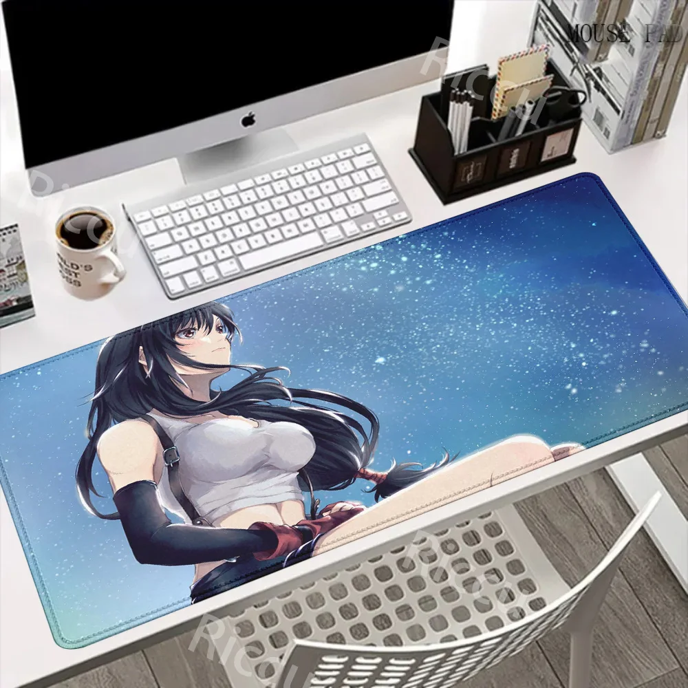 Laatste Fantasie Vii Sexy Meisje Tifa Lockhart Muismat Grote Rubberen Tablepad Pc Game Muismat Laptop Xxl Antislip Toetsenbord Mousemat