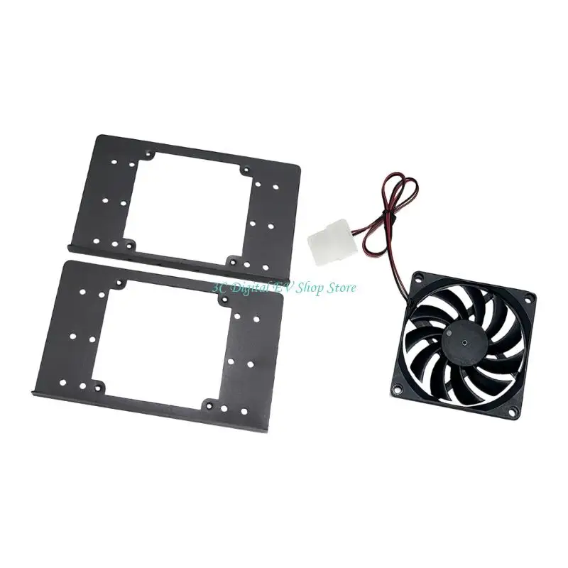 

E74D Space Saving Metal Fan 3.5in Hard Disk Mounting Bracket For Enhances Ventilation