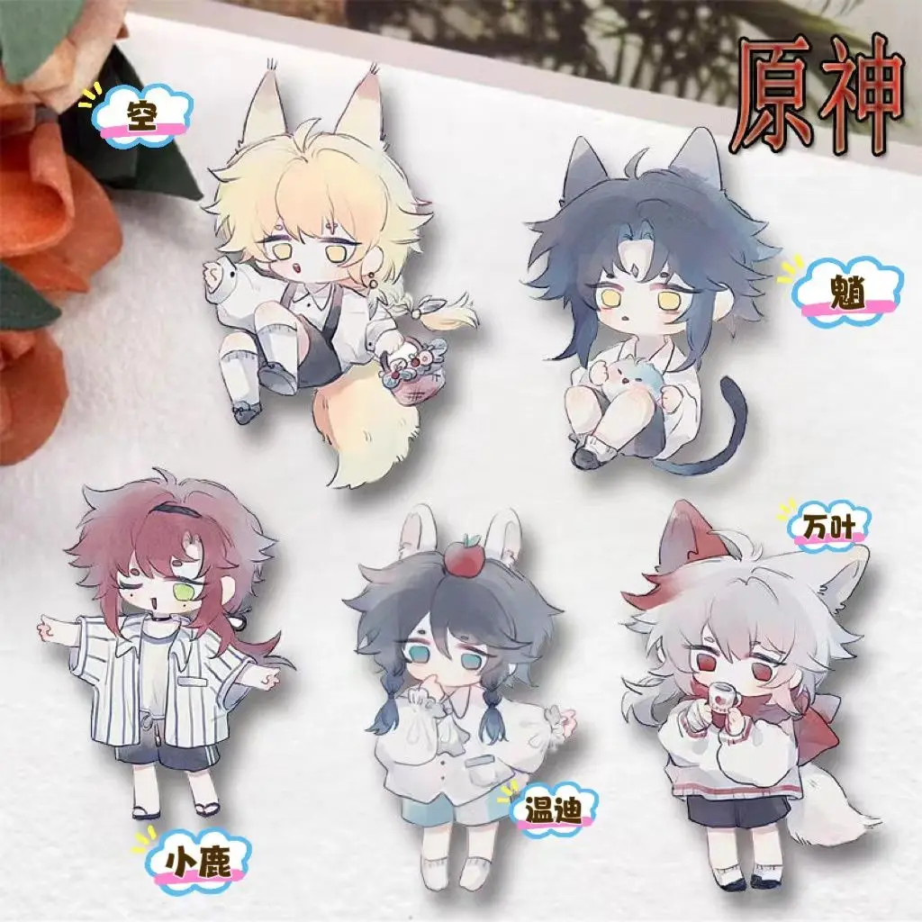 

Anime Genshin Impact Kaedehara Kazuha Xiao Venti Cosplay Wind Element Juvenile Series Theme Badge Ambitus Gift Advance Sale