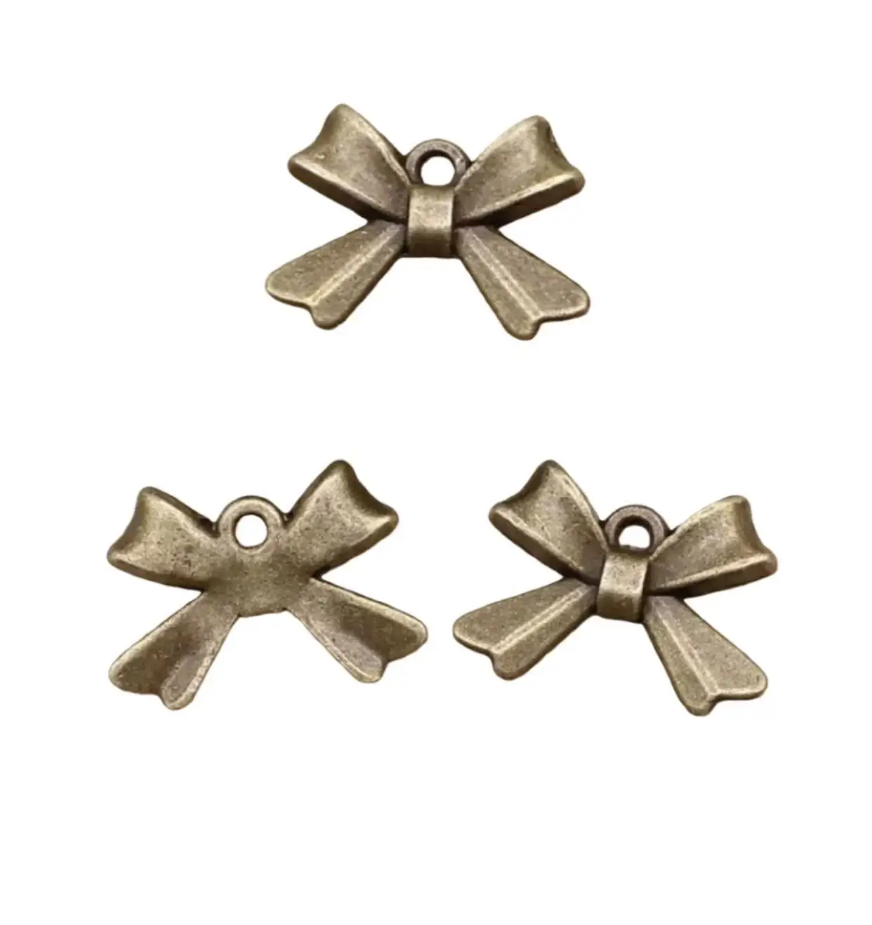 35pcs  14*10mm   Zinc Alloy Metal bowknot design pendants for DIY jewelry  accessories HW3788