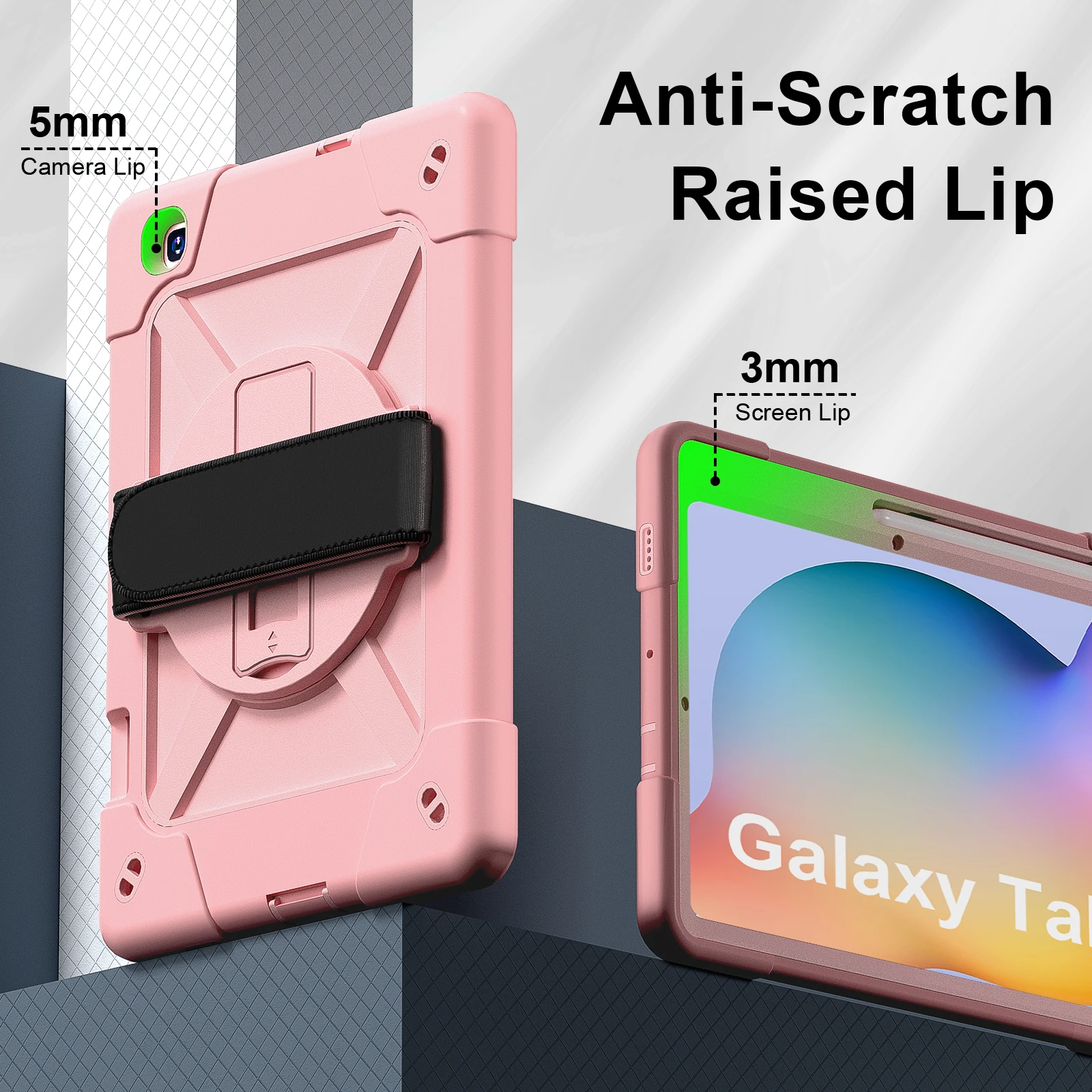 For Samsung Galaxy Tab S6 Lite 10.4 2022 SM-P613 P619 Tab A 8.0 2019 SM-T290 T295 Tablet Case Kids Shockproof Protector Cover