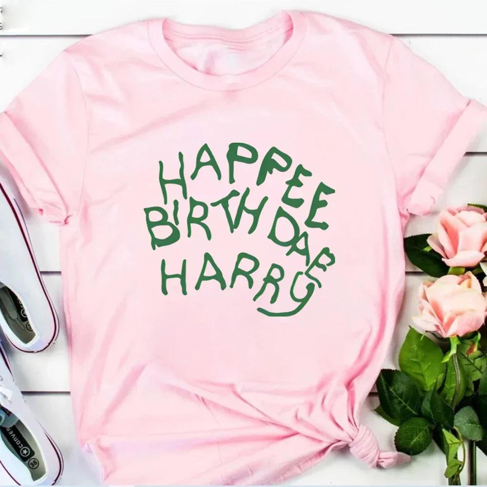 معالج المدرسة التي شيرت المتناثرة ماجيك Crewneck الأكمام بلايز هابي عيد ميلاد هاري قميص معالج