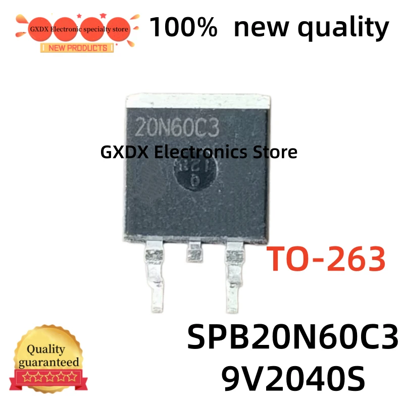 10-20 pieces/lot 100% new SPB20N60C3 20N60C3 V2040S 9V2040S TO-263