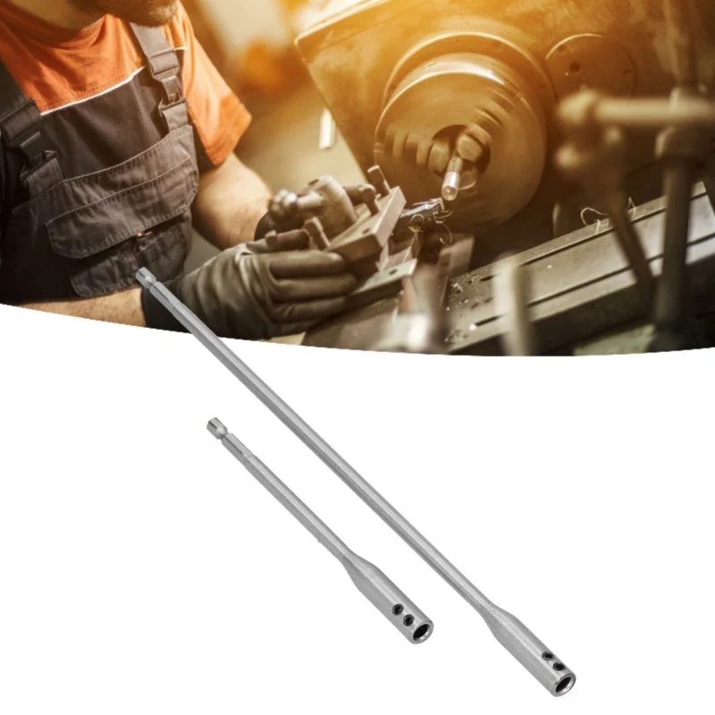 Drill Bit Extension High Carbon Steel Accurate Finish Polishing Durable 1/4in Shank Extender For Mechanical Engineering