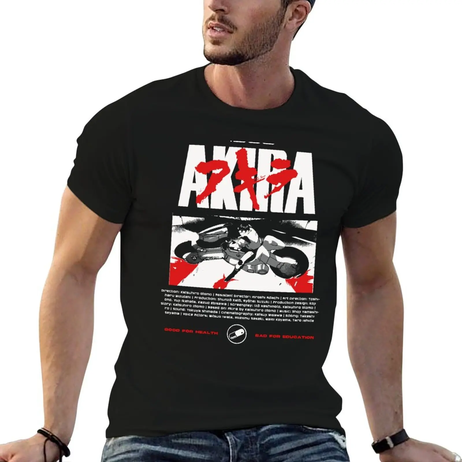 

Akira 2 T-Shirt man t shirts cotton t shirts for man slim fit T-Shirt