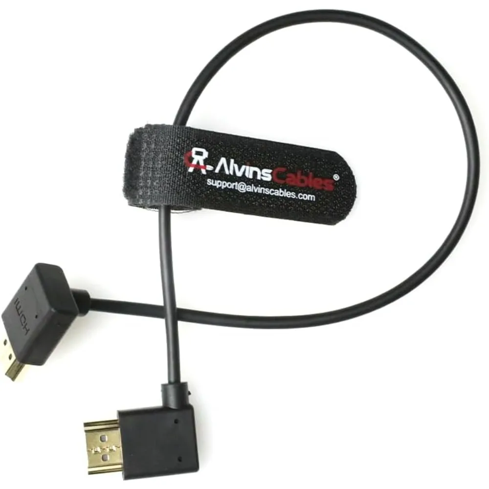 Kabel HDMI Alvin's Cables 8K 2.1 do Atomos Ninja, kabel HDMI High-Speed 8K@60Hz 4K@120Hz do Z CAM, kąt prosty 30cm | 11,8 cala — zdjęcie produktu 2