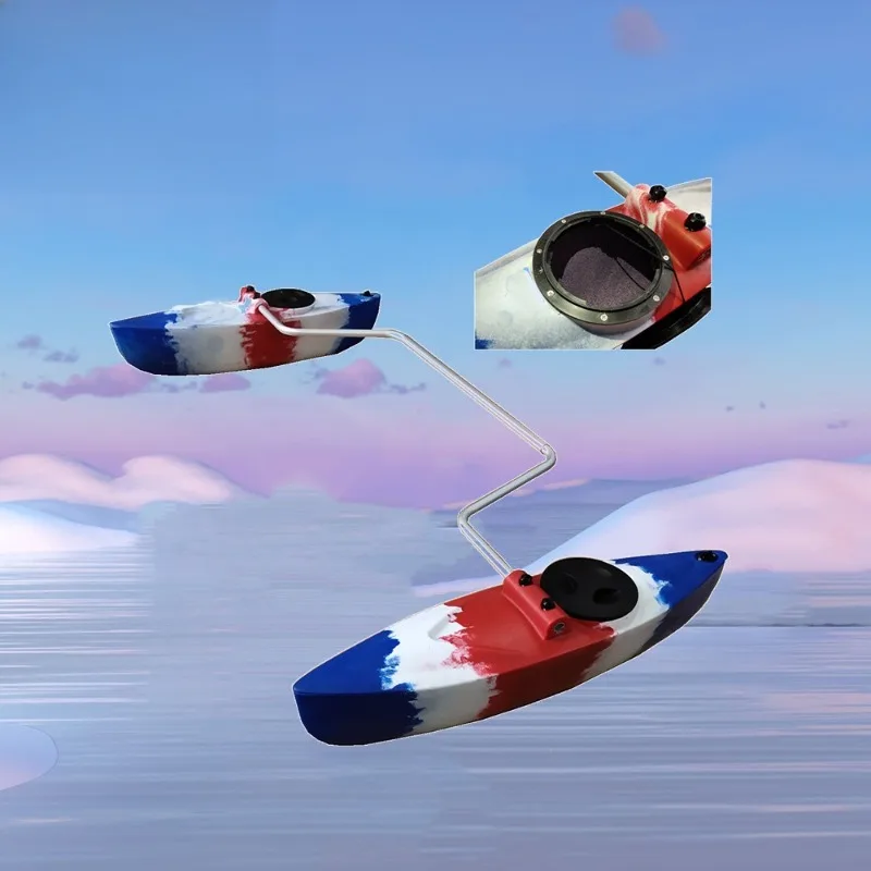 Plastic Kayak Balance Float Buoy Stabilizer For Canoe Water Sport Anti Tipping Auxiliary Flotation Accessory