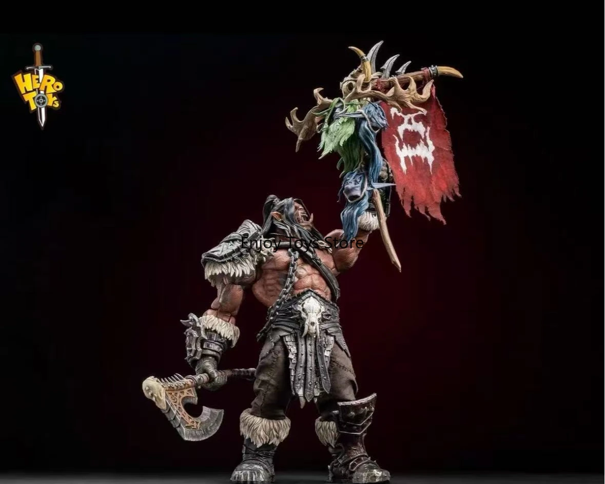 بقعة: ألعاب البطل "نشيد المعركة القبلية" Chieftain Horde Father (Grommash Hellscream)، Orc Warrior 1:10 نموذج لجسم قابل للوضع