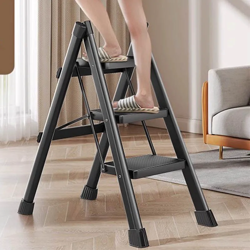 Multifunction Window Step Stools Decorative Luxury Window Metal Kitchen Ladders Attic Platform Prateleira Kitchen Furnitures