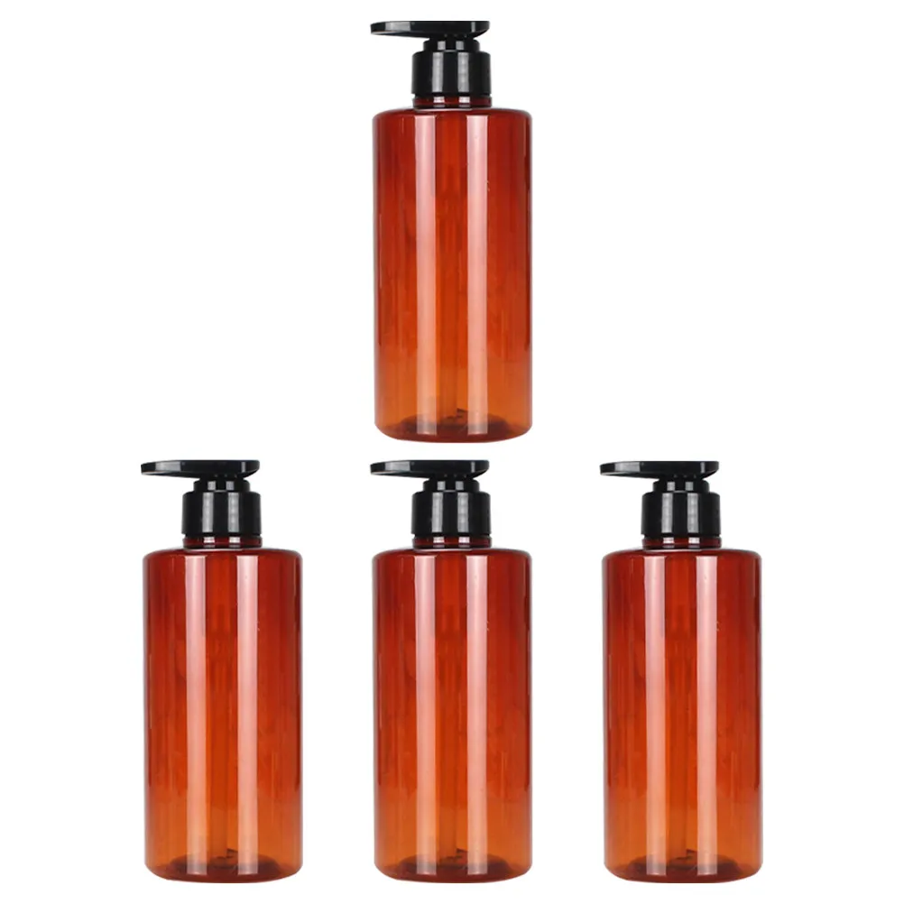 

Набор из 4 шикарных дозаторов для шампуня с плоским дном, многоразовые флаконы с помпой для жидкого мыла, геля для душа, геля для волос, для дома, офиса, отеля, ванной комнаты