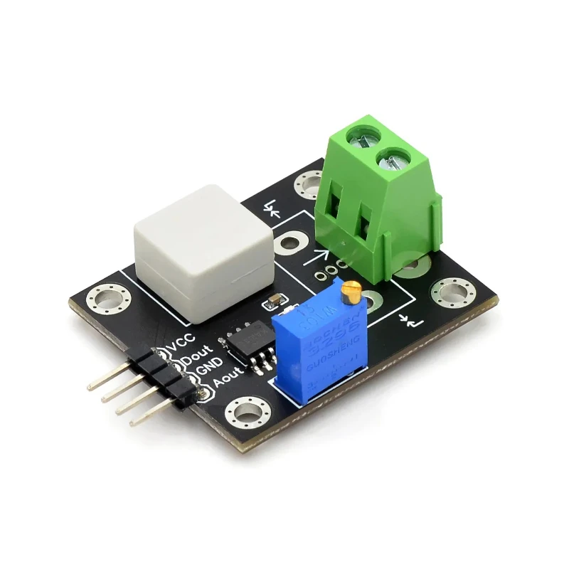 WCS2702 Hall Effect Current Sensor Module,0-2A,Analog and Digital Output,for Overcurrent/Short Circuit Protection,Load Detection