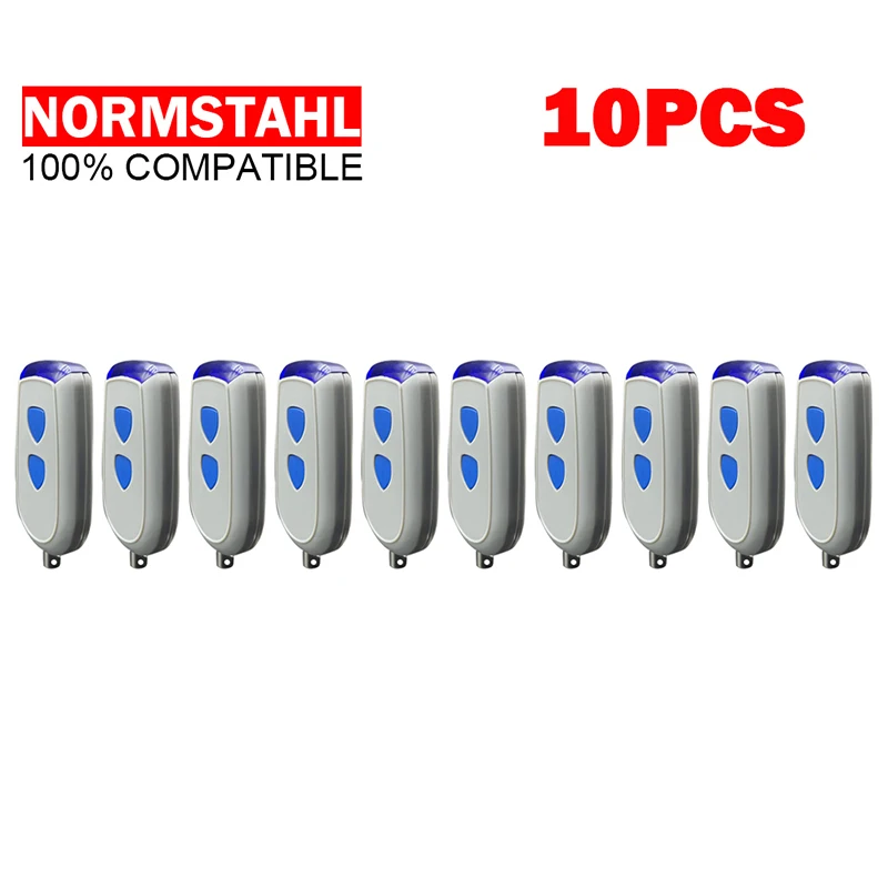 

10PCS NORMSTAHL CRAWFORD Standard Steel T433-4 EA433 2KS 4KS 2KM Micro N002800 433.92MHz Remote Control Garage Door Opener