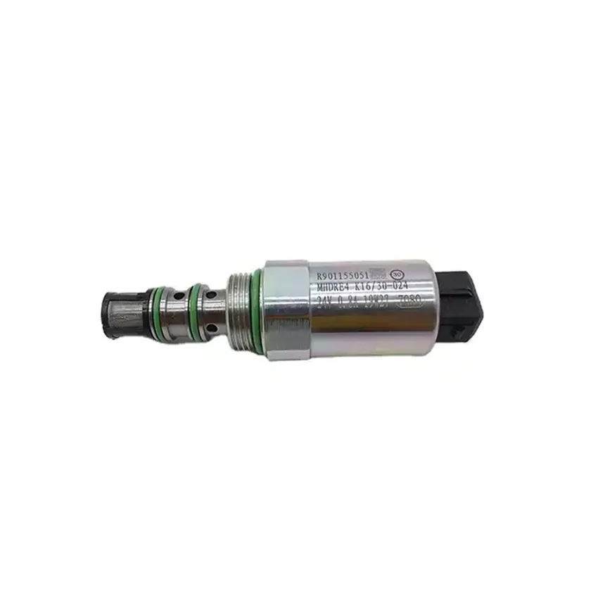 

High Quality Solenoid Valve R901155051 MHDRE4K15/30-024(24V/0.8A) for Rexroth Excavator