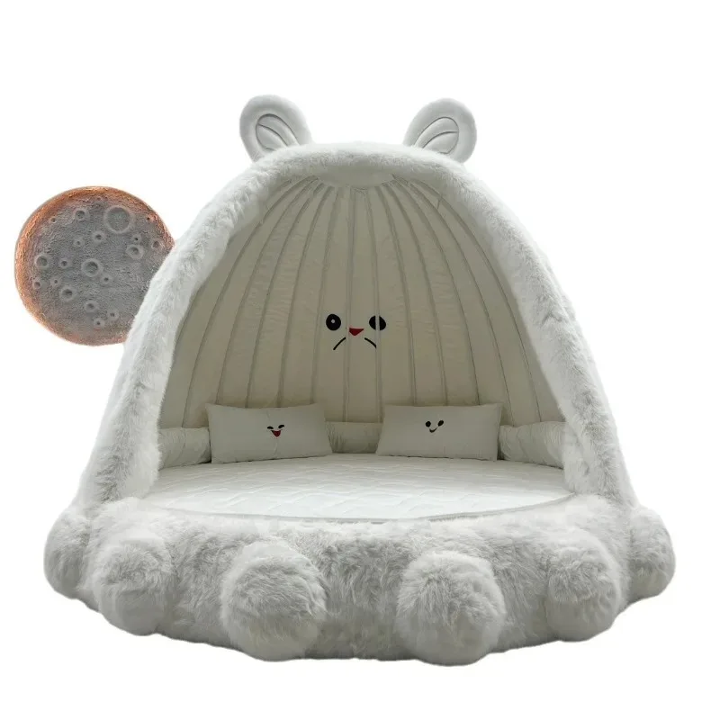 Modern minimalist children's bed animal cute little girl bedroom bed
