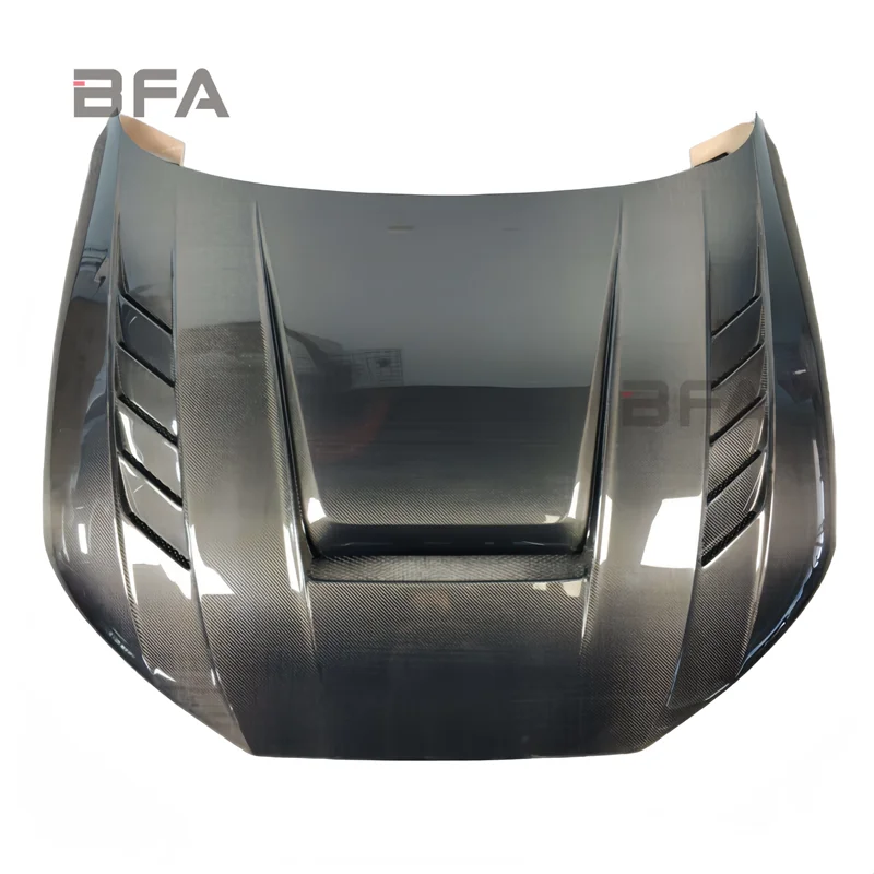 

For 2017-2019 Audi A4 B9 S4 Modified Carbon Fiber Hood with Porous Front Engine Cover Bodykit