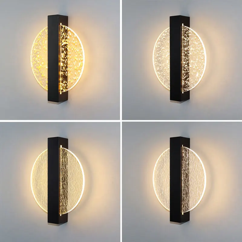 Modern Acrylic Nordic Living Room Tv Background Wall Light Indoor Corridor Bedroom Bedside Wall Light