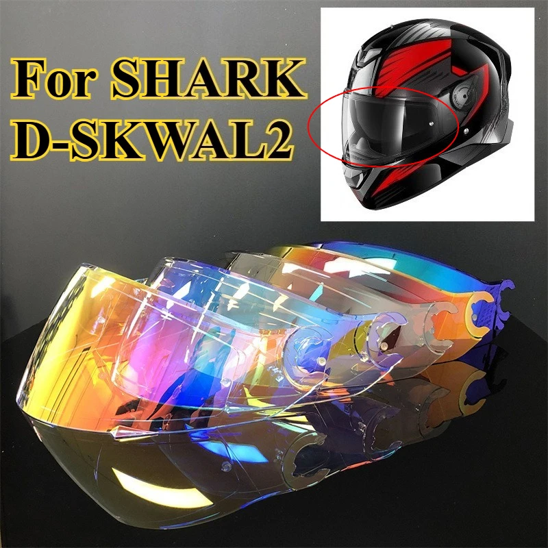 

Motorcycle Helmet Visor for SHARK D-SKWAL2 Anti-UV Dustproof Helmet Lens Helmet Accessories Sunglasses
