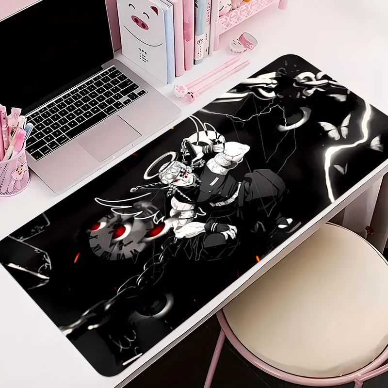 لوحة ماوس أنيمي ألعاب D-demon Slayer Tengen Uzui ماوس الوسادة حصيرة مكتبية للكمبيوتر وخزانة المكتب لوحة المفاتيح
