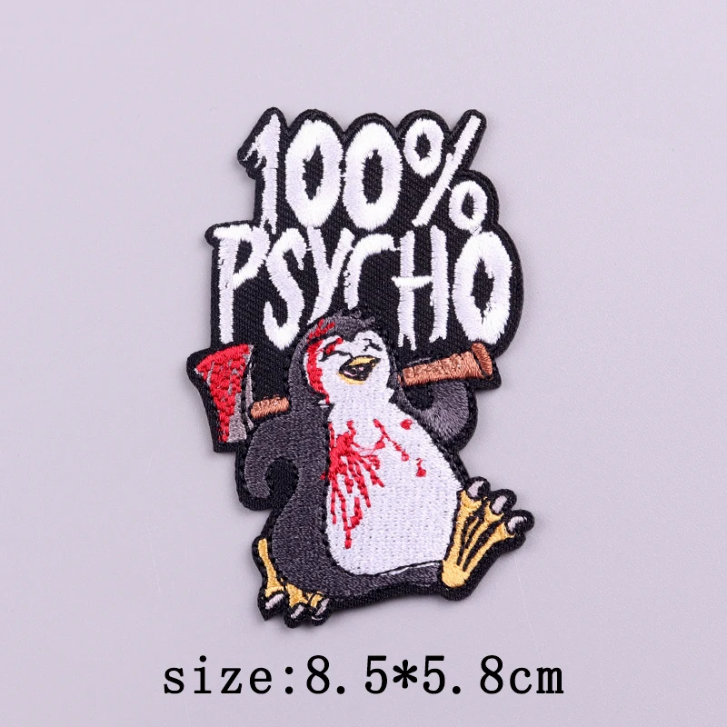 Kleine gelbe Ente Stickerei Patches für Kleidung Hip Hop Tier Patch Eisen auf Patches auf Kleidung schmelzbaren Patch Aufkleber Abzeichen
