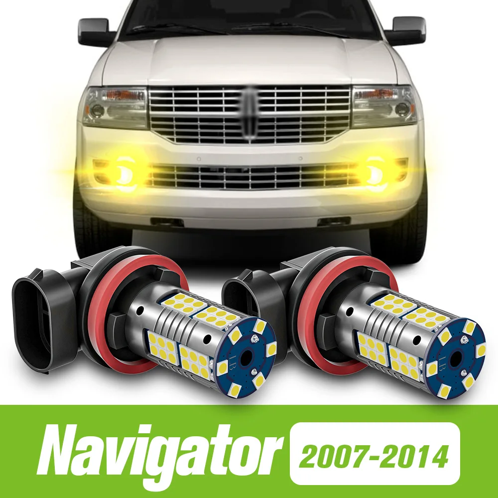 

2pcs For Lincoln Navigator 2007-2014 LED Fog Light 2008 2009 2010 2011 2012 2013 Accessories