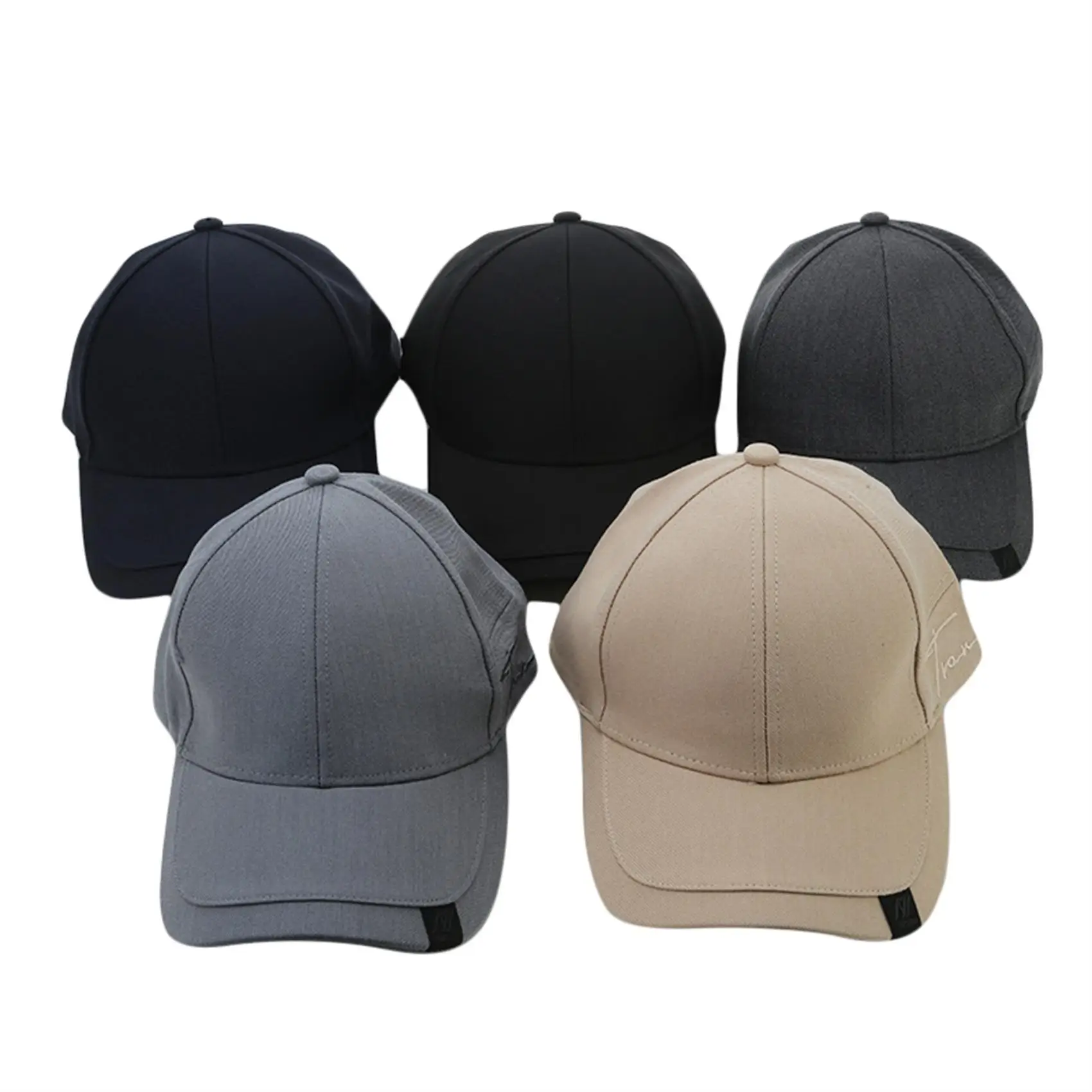 Four Seasons of Universal Hat Simple Solid Color Casual Men's Baseball Cap Sports Outdoor Hat Sun Hat Snapback Cycling