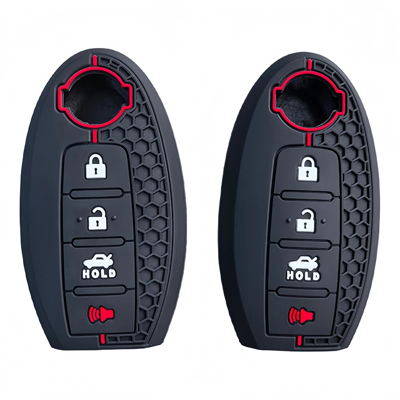 Funda de silicona para llave de coche, para Nissan Altima Rogue Sentra Pathfinder Frontier Maxima Titan Murano Kicks Juke Versa Arma
