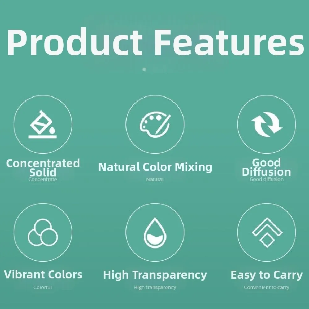 

50/72/90/100/128 Color Solid Watercolor Paint Set Portable Beginner Foldable Travel WaterColor Professional Drawing