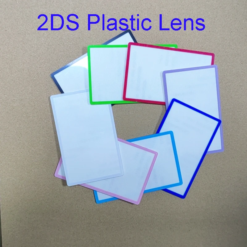 2DS Top Surface Plastic protective Screen Lens For Nindend 2DS 8 colors