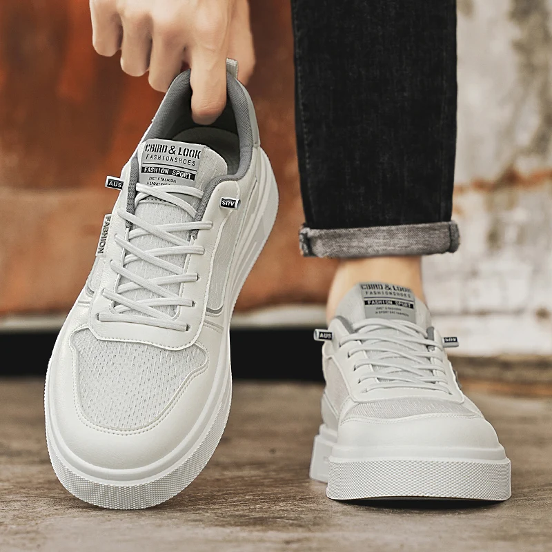 Scarpe da skate estive da uomo in mesh traspirante_voghion.com