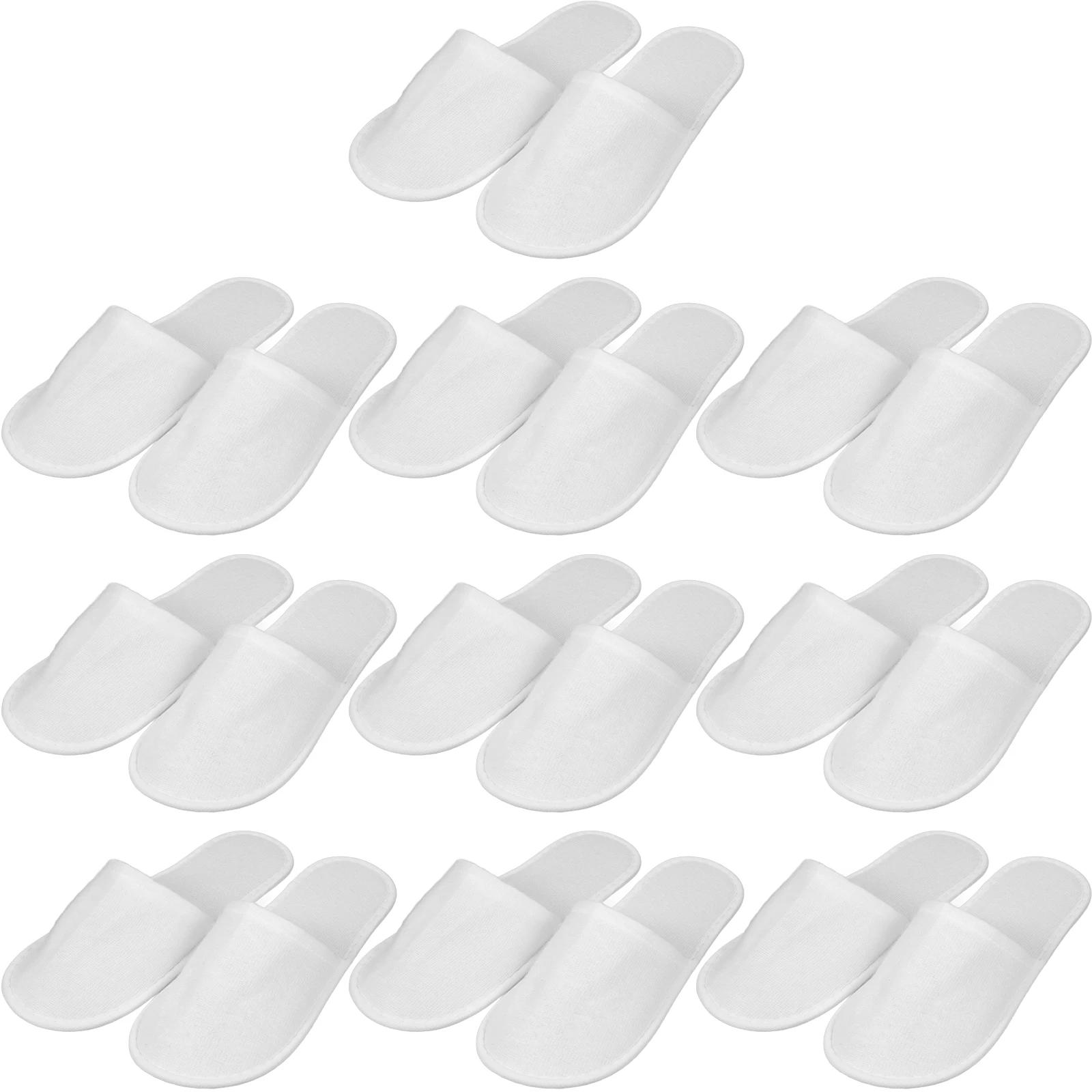 

10 Pairs Slippers Portable Slippers Disposable Slippers Guest Slippers for Indoor Beauty Salon Spa Hotel