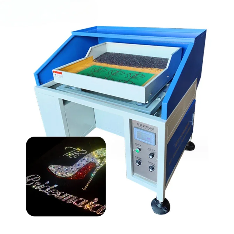 automatic rhinestone transfer shaking machine rhinestone fixed rhinestone pattern making machine