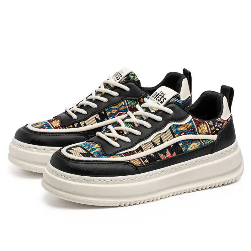 

Big Sole Round Tip Casual Men's Moccasin Skateboarding Original Men's Shoes Sneakers Men Basketball Shoes Sports