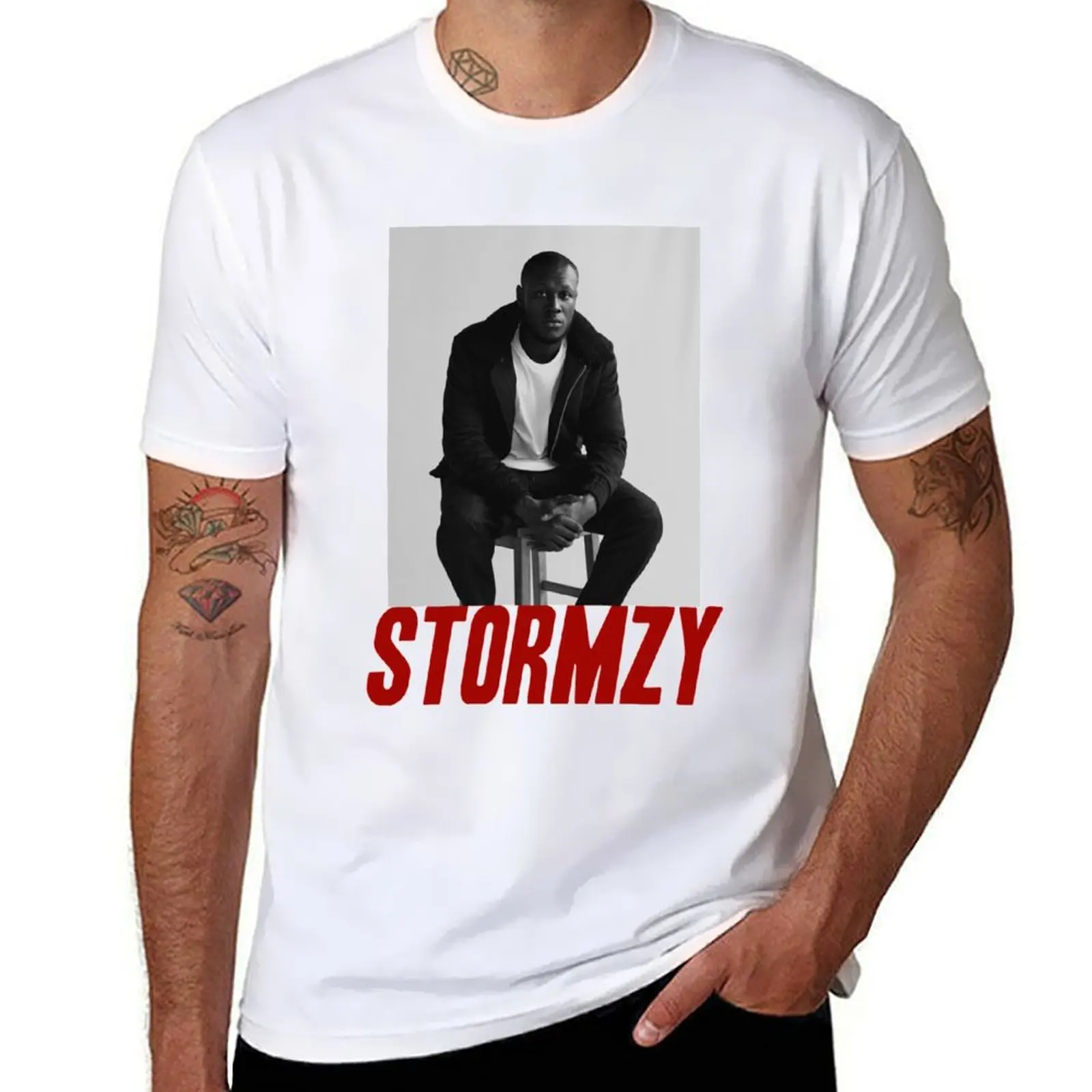 

Stormzy Relaxed Fit T-Shirt man t shirt cotton mens graphic t shirts T-Shirt